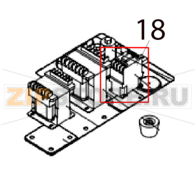 Ac contactor Hurakan HKN-VAC260 Ac contactor Hurakan HKN-VAC260Запчасть на деталировке под номером: 18