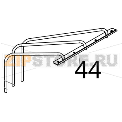 Assieme di saldatura tubi di carico Tecnoeka KF 1010 A UD Assieme di saldatura tubi di carico Tecnoeka KF 1010 A UDЗапчасть на деталировке под номером: 44