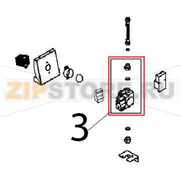 Kit valvola gas Angelo Po FX201G3 Kit valvola gas Angelo Po FX201G3Запчасть на деталировке под номером: 3