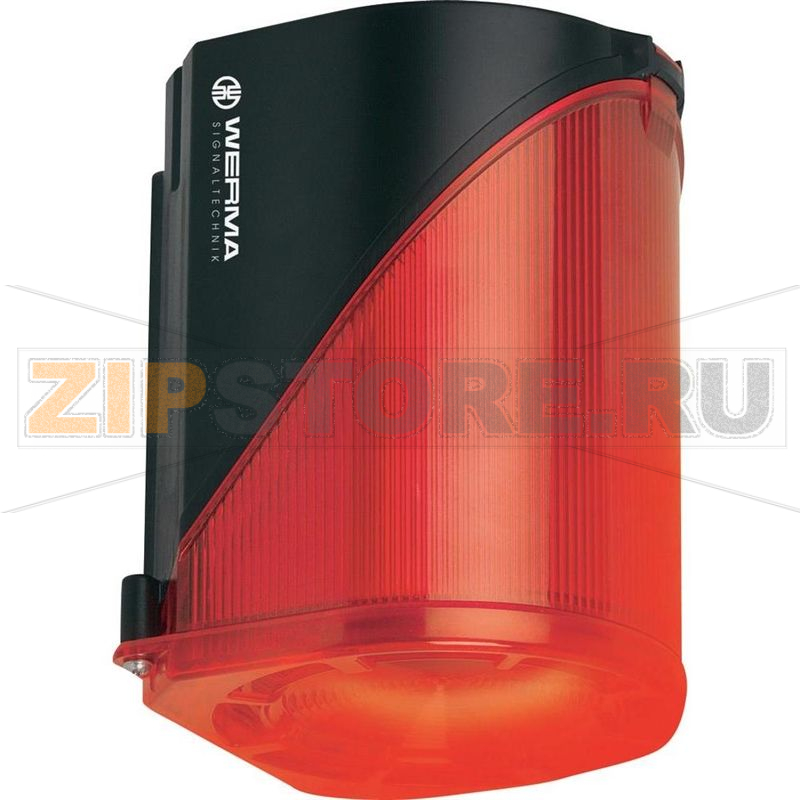 Сирена светодиодная 230 В, многотональная, красная, 110 дБ Werma 444.100.68 