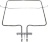 HEATING ELEMENT FOR OVEN UPPER GORENJE