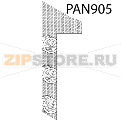 Panel pierced sheet Gierre FEV 166M Panel pierced sheet Gierre FEV 166MЗапчасть на деталировке под номером: PAN905