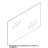 Int.Door glass 728x442x5 TFG Unox XF 090P