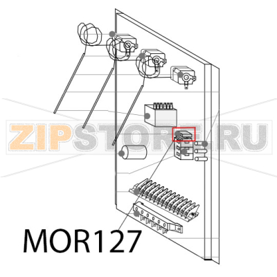 Fuse-holder terminal board Gierre FEV 64M Fuse-holder terminal board Gierre FEV 64MЗапчасть на деталировке под номером: MOR127