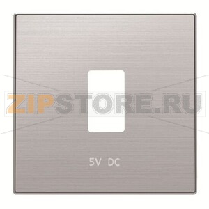 Накладка для зарядного устройства USB, нержавеющая сталь ABB 2CLA858520A1401 