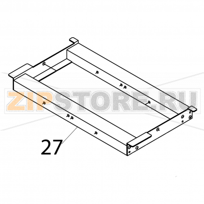 Soporte uñas entrada Fagor FI-160 Soporte uñas entrada Fagor FI-160Запчасть на деталировке под номером: 27Название запчасти Fagor на английском языке: Soporte uñas entrada FI-160.