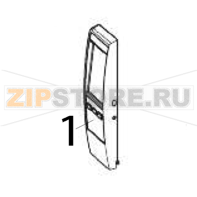 Control panel TL Zebra ZT211 Control panel TL Zebra ZT211Запчасть на деталировке под номером: 1