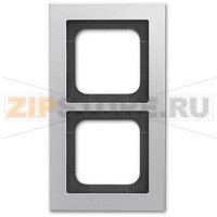 Рамка двухместная, титан ABB 2562.14