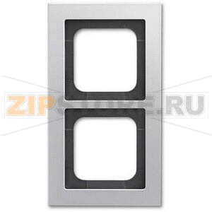 Рамка двухместная, титан ABB 2562.14 