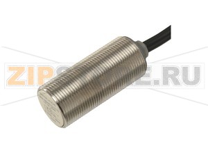 Индуктивный датчик Inductive sensor NRB8-18GH40-E2 Pepperl+Fuchs General specificationsSwitching functionNormally open (NO)Output typePNPRated operating distance8 mmInstallationflushOutput polarityDCAssured operating distance0 ... 6.48 mmReduction factor rAl 1Reduction factor rCu 1Reduction factor r304 1Reduction factor rSt37 1Nominal ratingsOperating voltage10 ... 30 V DCSwitching frequency0 ... 1200 HzHysteresistyp. 5  %Reverse polarity protectionreverse polarity protectedShort-circuit protectionpulsingVoltage drop&le 2 VRated insulation voltage60 VOperating current0 ... 200 mAOff-state current0 ... 0.5 mA typ. 0.1 &microA at 25 °CNo-load supply current&le 12 mAConstant magnetic field200 mTAlternating magnetic field200 mTSwitching state indicatorMultihole-LED, yellowFunctional safety related parametersMTTFd1393 aMission Time (TM)20 aDiagnostic Coverage (DC)0 %Approvals and certificatesProtection classIIRated insulation voltage60 VRated impulse withstand voltage800 VUL approvalcULus Listed, General Purpose Class 2 power sourceCSA approvalcCSAus Listed, General Purpose Class 2 power sourceCCC approvalCCC approval / marking not required for products rated &le36 VAmbient conditionsAmbient temperature-25 ... 85 °C (-13 ... 185 °F)Storage temperature-40 ... 85 °C (-40 ... 185 °F)Mechanical specificationsConnection typecable PVC , 2 mCore cross-section0.34 mm2Housing materialstainless steel 1.4404 / AISI 316LSensing faceLCP, (conforms with FDA)Housing diameter18 mmDegree of protectionIP68 / IP69KMass73 gGeneral informationScope of deliverySupplied with 2 nuts