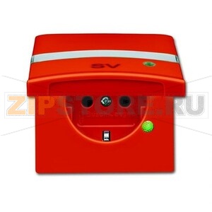 Розетка 16 А, 250 В, IP44, оранжевая ABB 2CKA002064A0304 