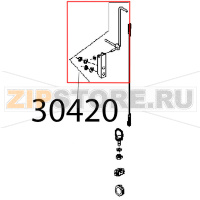 Assieme staffa gancio di sicurezza Angelo Po KD130EAT