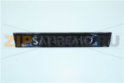 ADHESIVE ALUMINUM BADGE 116x20 mm 