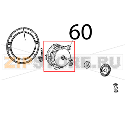 Motor 330 W, 230 V, 50/60 Hz Unox XVC 205E Motor 330 W, 230 V, 50/60 Hz Unox XVC 205EЗапчасть на деталировке под номером: 60