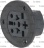 PLUG SUPPORT BLACK