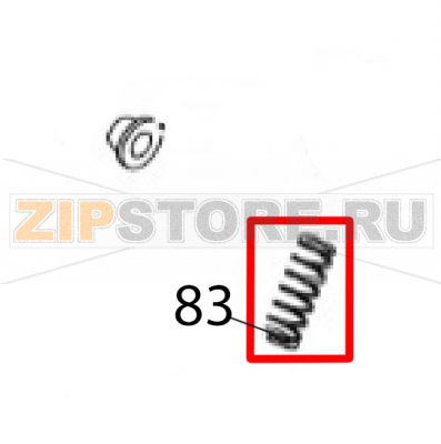 Open lever spring Sato CT408LX DT Open lever spring Sato CT408LX DTЗапчасть на деталировке под номером: 83Название запчасти на английском языке: Open lever spring Sato CT408LX DT.