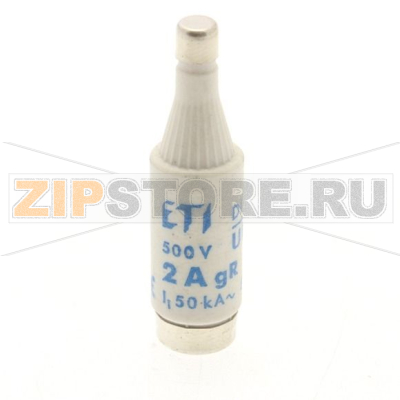 Предохранитель, 4 A, AC 500 В, 50 кА, D1, 13.2x6 мм, gR, IEC сверхбыстрый Eaton FUSE 4A DI/E16 G 