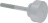 KNOB SILVER ø 25 mm PITCH M5