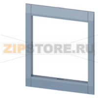 cover frame 104.6x 112.8mm (WxH) accessory for: circuit breaker 3-pole with TMTU access 3VA5 250 Siemens 3VA9233-0SB20