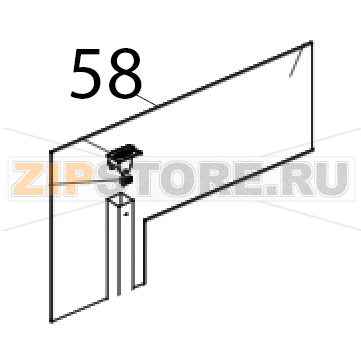 Vetro interno 715x414x4 BETFL L.M. rossella Unox XF 190 Vetro interno 715x414x4 BETFL L.M. rossella Unox XF 190Запчасть на деталировке под номером: 58