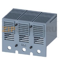 Terminal Cover Extended 3 pole; 1 pc. with probe holes for voltage testing accessory for: 3VA5/6 400/600 Plug-in/Draw-out Base 3VA5/6 400/600 - Siemens 3VA9471-0WF31