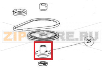 Supporto Albero Rinvio Sigma SL 80      Supporto Albero Rinvio Sigma SL 80Запчасть на сборочном чертеже под номером: 29Название запчасти Sigma на итальянском языке: Supporto Albero Rinvio Sigma SL 80