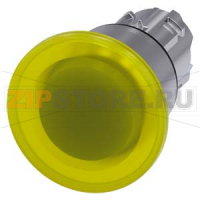 АКТУАТОР ГРИБОВИДНОЙ КНОПКИ С ВОЗМОЖНОСТЬЮ ПОДСВЕТКИ, 22MM, КРУГЛ., ГЛЯНЦЕВЫЙ МЕТАЛЛ, КНОПКА ЖЁЛТАЯ, 40MM, С ФИКСАЦИЕЙ, ДЕБЛОКИРОВКА ВЫТЯГИВАНИЕМ, С МАРКИРОВКОЙ ЛАЗЕРОМ, ВЕРХНИЙ РЕГИСТР Siemens 3SU1051-1BA30-0AA0-Z&nbsp;Y11