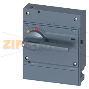 Front mounted rotary operator standard with door interlocking IEC IP30/40 accessory for: 3VA55/3VA65/3VA66 Siemens 3VA9677-0EK21 