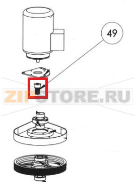 Puleggia Motore Vasca Sigma SL 80     Puleggia Motore Vasca Sigma SL 80Запчасть на сборочном чертеже под номером: 49Название запчасти Sigma на итальянском языке: Puleggia Motore Vasca Sigma SL 80