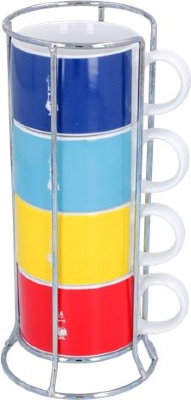 НАБОР ИЗ 4 РАЗНОЦВЕТНЫХ ЧАШЕК 