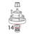 Inserto in gomma Scotsman MF 46 WS