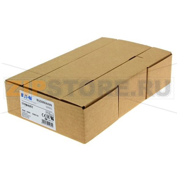 Предохранитель, 350 A, AC 690 В, 200 кА, DIN 1, 53x69x138 мм, aR, DIN, IEC Eaton FUSE 350A 690V 
