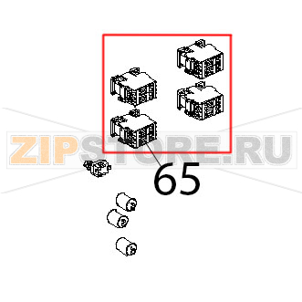 Teleruttore GE 25 A, 230 V, 50/60 Hz Unox XBC 604P Teleruttore GE 25 A, 230 V, 50/60 Hz Unox XBC 604PЗапчасть на деталировке под номером: 65