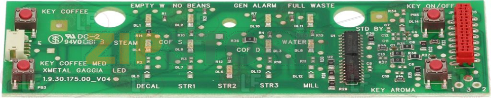 SCHEDA ELETTRONICA PULSANTIERA 4 TASTI 