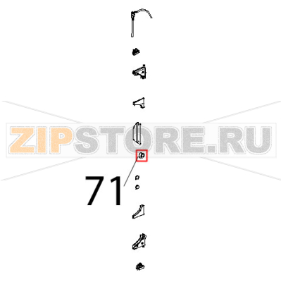 Calamita D=22.9 mm, per microporta Unox XBC 815G Calamita D=22.9 mm, per microporta Unox XBC 815GЗапчасть на деталировке под номером: 71