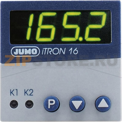 PID-регулятор температуры, от -200 до +1820°C, 3 А, 1 шт JUMO iTRON 16 