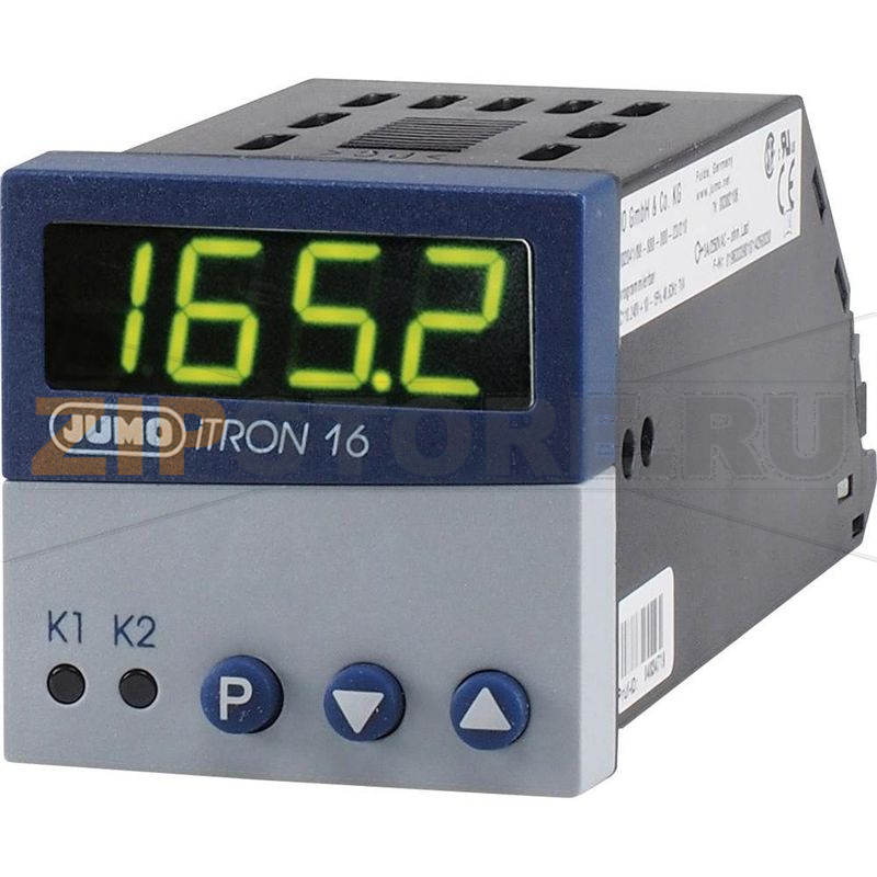 PID-регулятор температуры, от -200 до +1820°C, 3 А, 1 шт JUMO iTRON 16 
