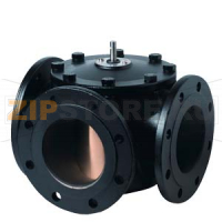 VBF21.80 - 3-ходовые поворотные клапаны, фланцевые, PN6, DN80, kvs 100 Siemens VBF21.80