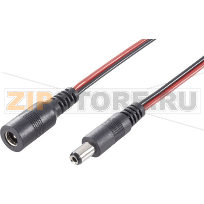 Гнездо низковольтное 2.1 мм, 5.5 мм, 1 шт TRU Components 1582277 