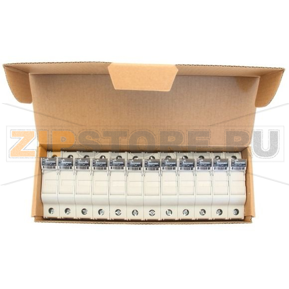 Держатель предохранителя, 30 A, AC 600 В, 10x38 мм, CC, 1P, UL Eaton 1Pole 30A 600V MFH For 10X38 