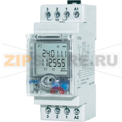 Таймер астрономический 190-260 В/AC, 50/60 Гц, 16 А Entes DTR-20 