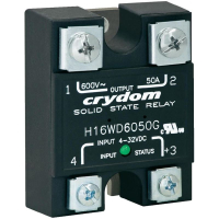 Реле твердотельное 90 А, 660 В/AC, 1 шт Crydom H16WD6090G