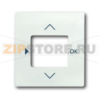 Накладка для таймера, белый бархат ABB 2CKA006430A0380