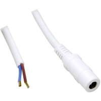 Гнездо низковольтное 2.5 мм, 5.5 мм, 1 м, 1 шт TRU Components TC-2511327