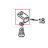 Bowl lift bracket KitchenAid 5KPM50