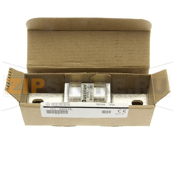 Предохранитель, 315 A, AC 415 В, 80 кА, BS88/B3, BS88/B4, 38x136 мм, gL/gG, BS Eaton 315AMP 415V 
