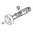 Ribbon rewind spindle assembly TSC ML340P