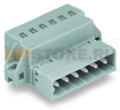 MCS MIDI Classic 1-проводная вилка; зажимное кольцо; 2,5 мм?; Шаг контактов 5 мм; 17-пол.; 2,50 mm?; серые Wago 231-617/019-000 