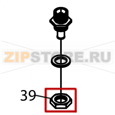 Hexagonal nut 5/8&#039;&#039; Fagor FI-2700I Hexagonal nut 5/8'' Fagor FI-2700IЗапчасть на деталировке под номером: 39Название запчасти Fagor на английском языке: Hexagonal nut 5/8'' FI-2700I.