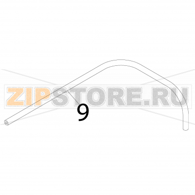 Black rubber pipe Ø 10.5*5 Fagor FI-48 B Black rubber pipe Ø 10.5*5 Fagor FI-48 BЗапчасть на деталировке под номером: 9Название запчасти Fagor на английском языке: Black rubber pipe Ø 10.5*5 FI-48 B.